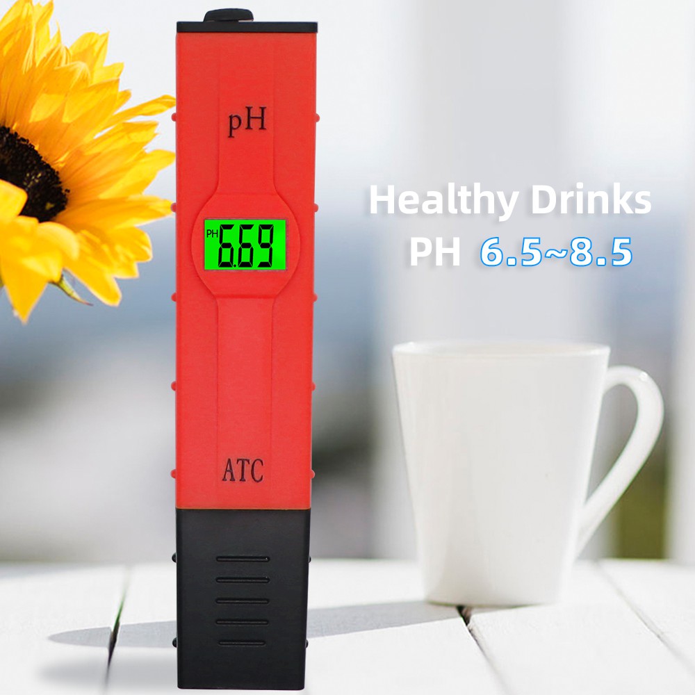 pH Meter Digital Tester Alat Pengukur Keasaman Cairan Air Hidroponik Akuarium Kolam PH Pena 0.1 0.01