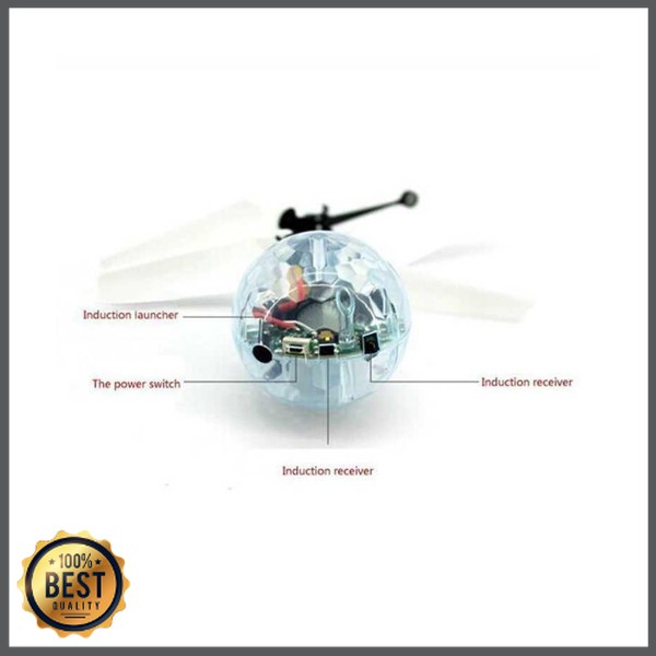 TG-MA036 TOAWLC Mainan Flash Flying Ball Disco Helicopter - XD988