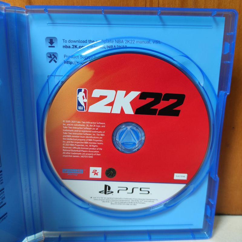 NBA 2K22 PS5 Region 3 Asia Kaset NBA2K22 2022 Playstation PS 5 2K 22 NBA2022 Basketball Bola Basket CD BD Game 2K22 2K21 2k19 ps 4 ps4 games