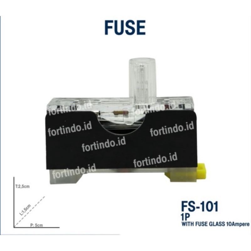 Fort Fuse kubur FS 101 1 pole 10A. 10 Ampere