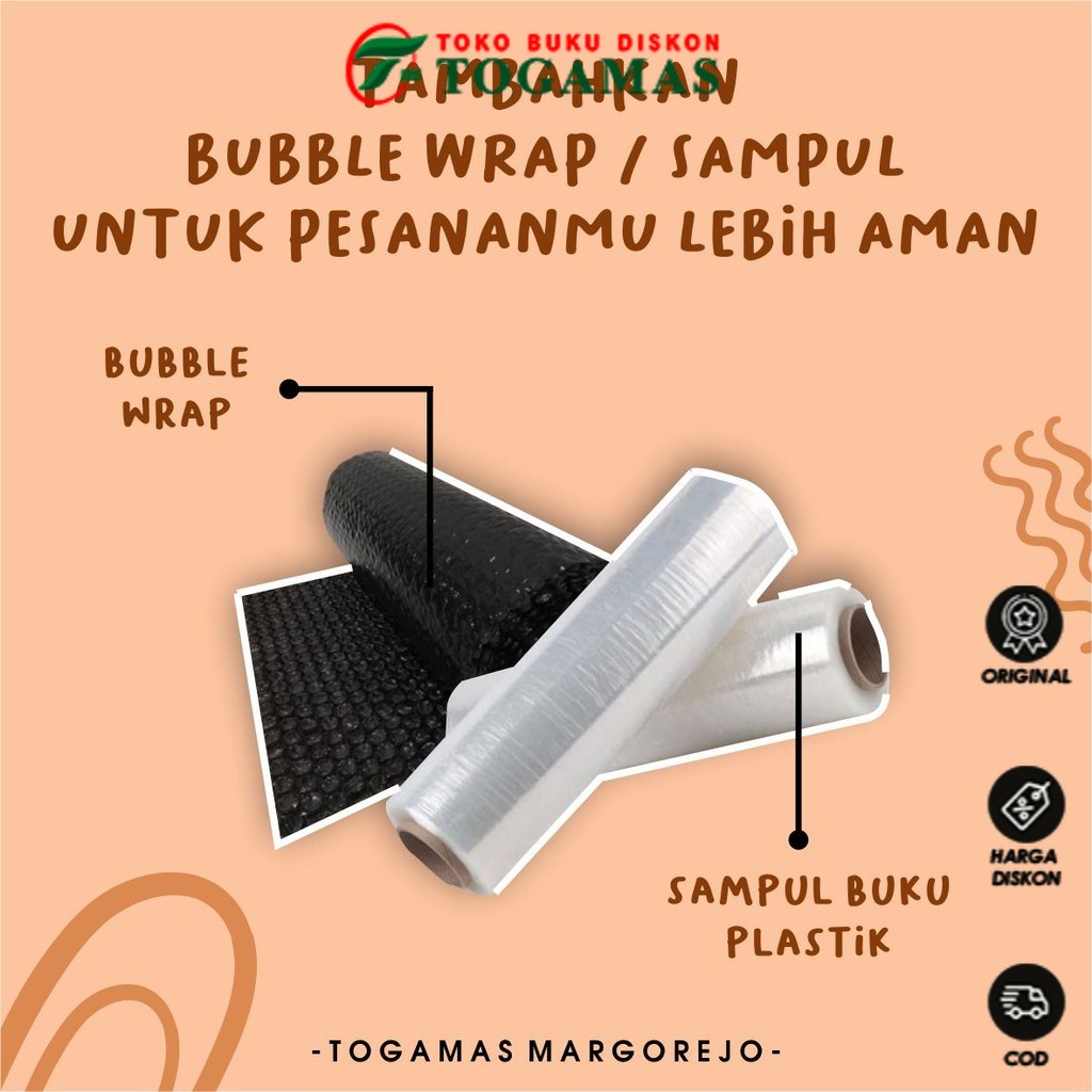 

TAMBAHAN BUBBLE WRAP / SAMPUL / KARDUS tambahan packing supaya Aman