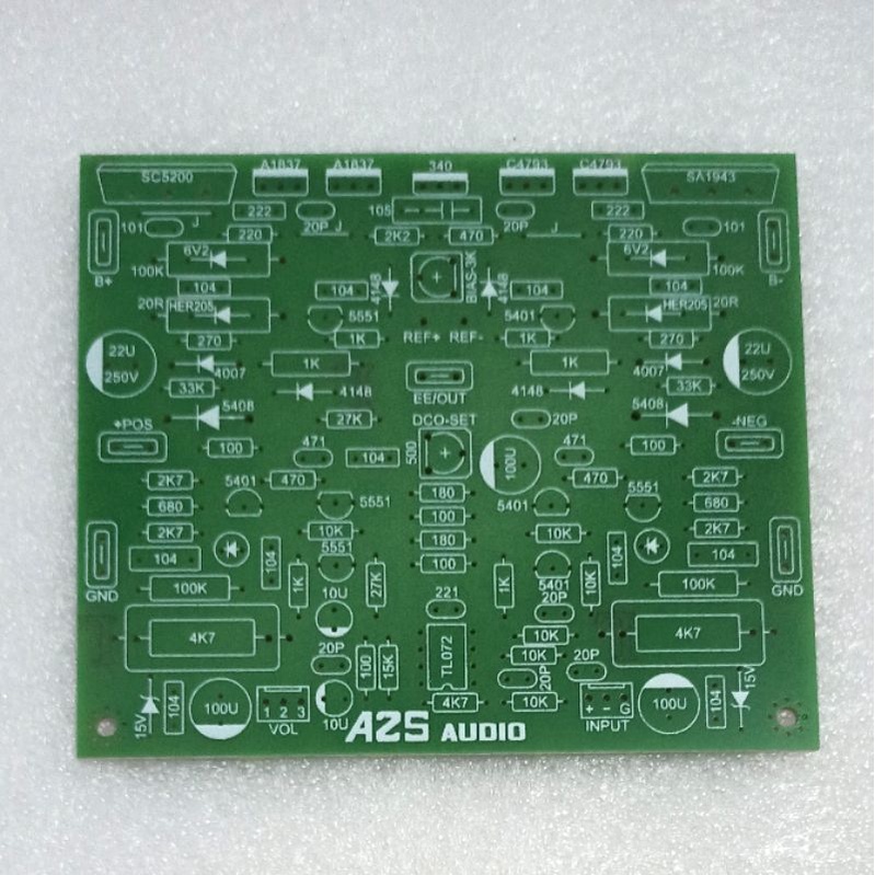 PCB Super Power AXL Audio Power Amplifier By AZS