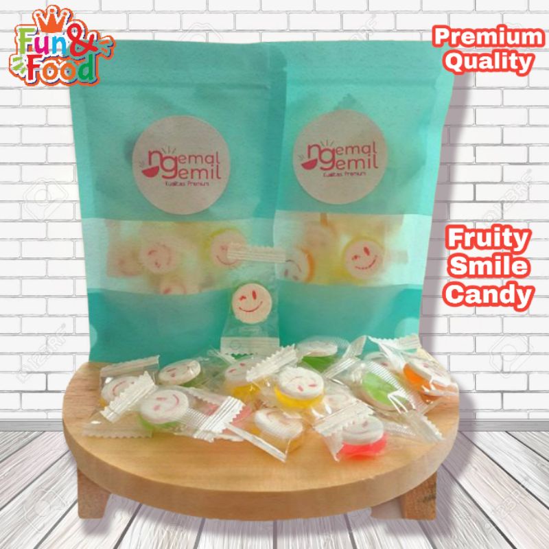 

Fruity Smile Candy - Permen Buah Bentuk Smile | Permen Viral - Permen Termurah