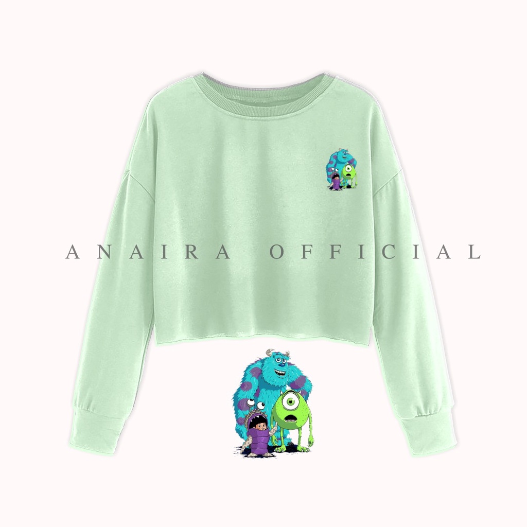 SWEATER CROP MONSTER INC ANAIRAOFFICIAL