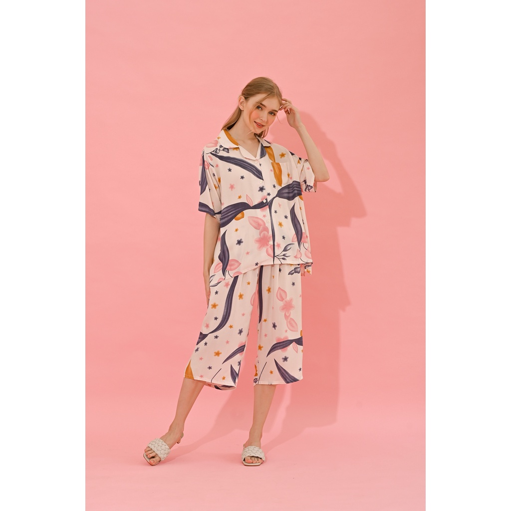 Kalla set - Sleepwear / Piyama Baju Tidur Rayon by RAHA Sleepwear-5