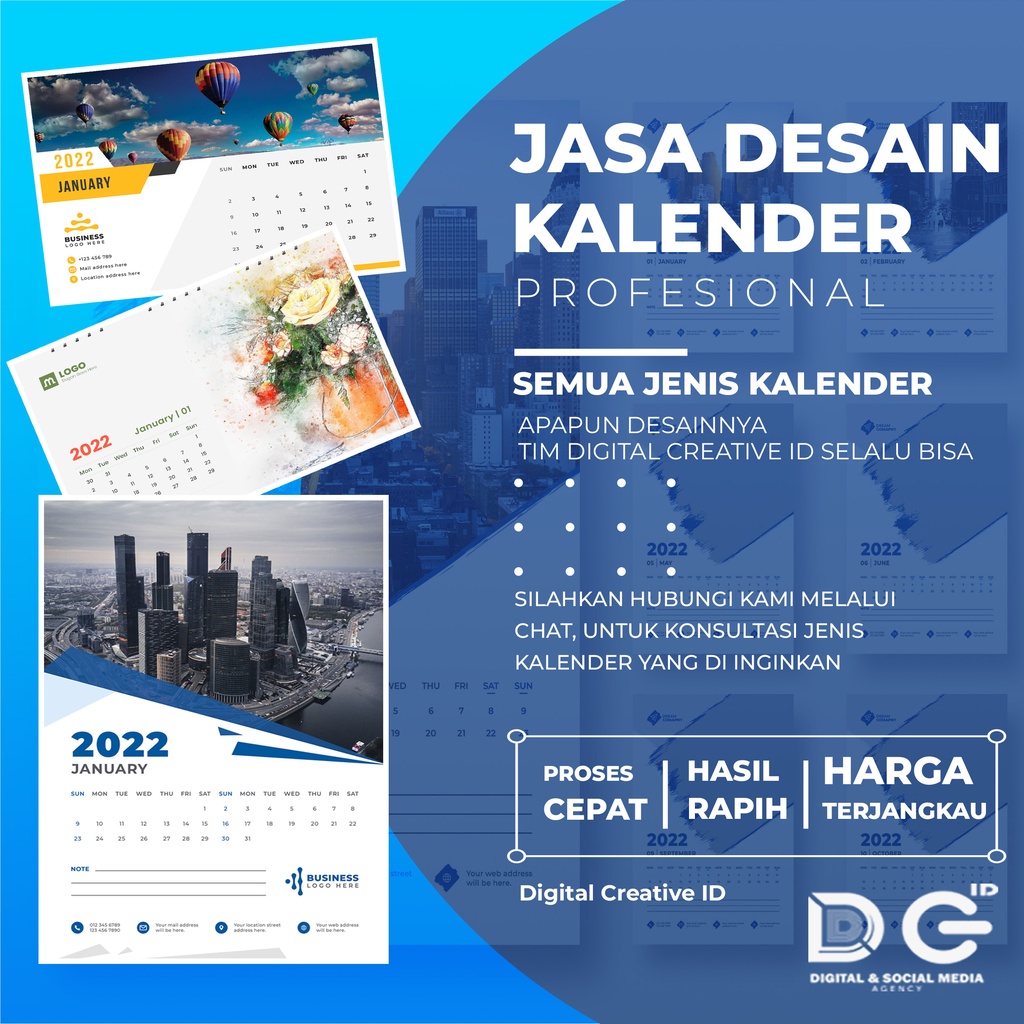 Jual Desain Kalender | Jasa Desain Kalender [PREMIUM] | Shopee Indonesia