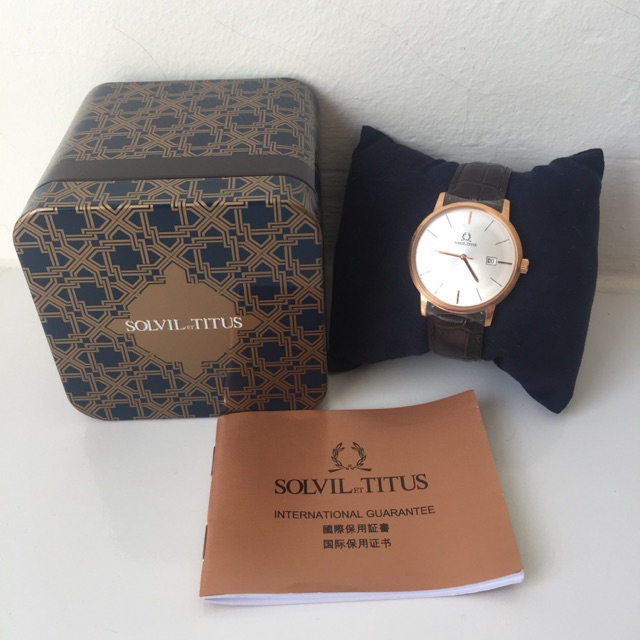 Solvil et Titus Quartz Watch Authentic