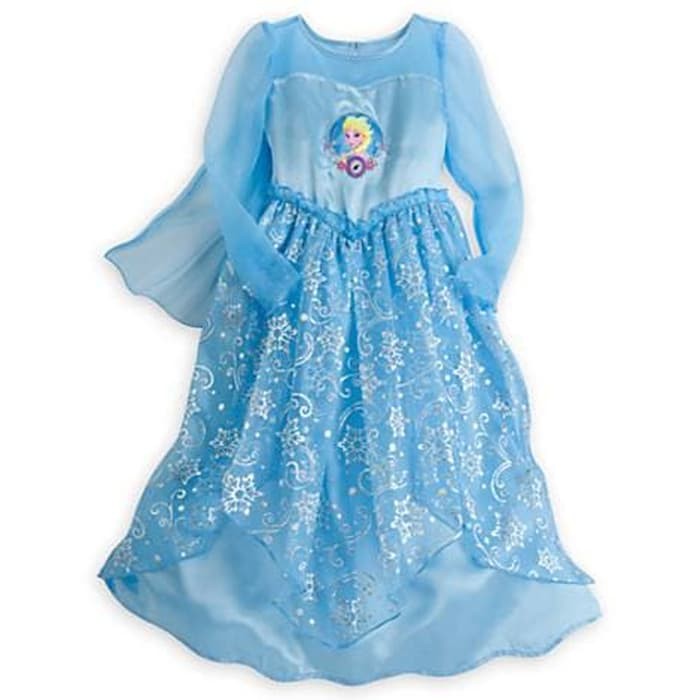 Kostumanak Perempuan Setelan Stelan Baju Karakter Kostum L69Y7  Disney Store Usa - Frozen Elsa Nigh
