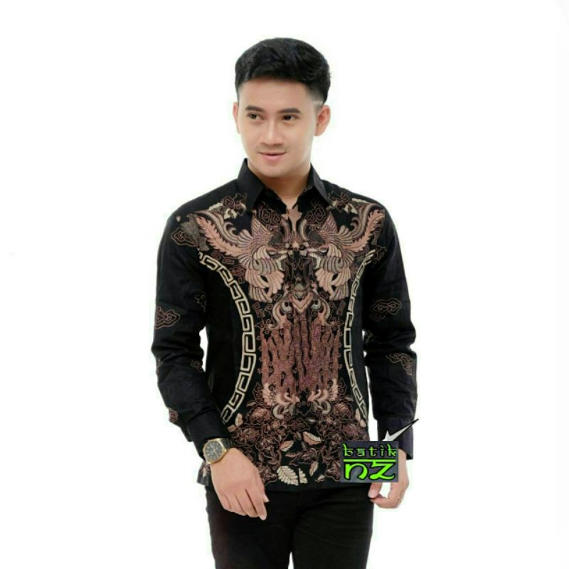 BAJU BATIK PRIA LENGAN PANJANG - batik pria premium - seragam batik kantoran - kemeja batik pria lengan panjang