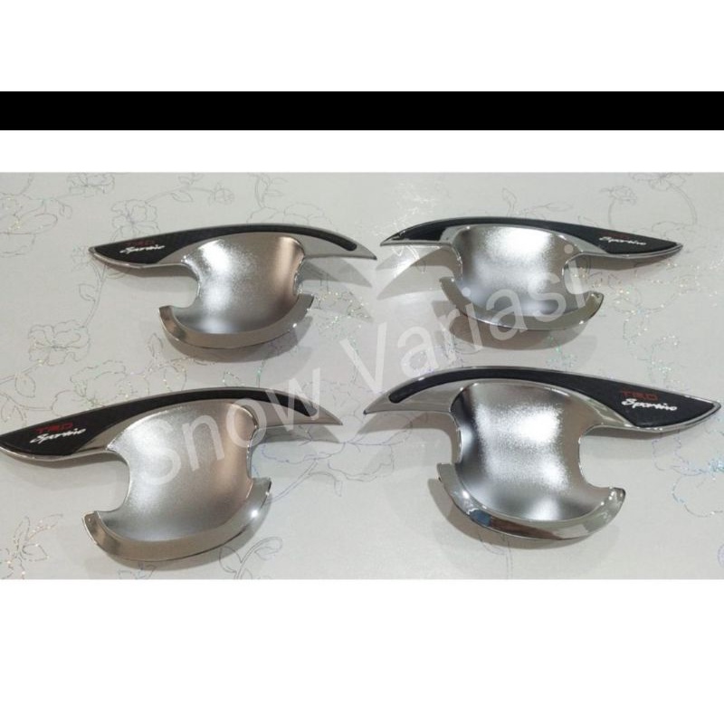 Outer Cover Mangkok Calya Sigra 2016 2018 2021 TRD Sportivo Hitam Chrome