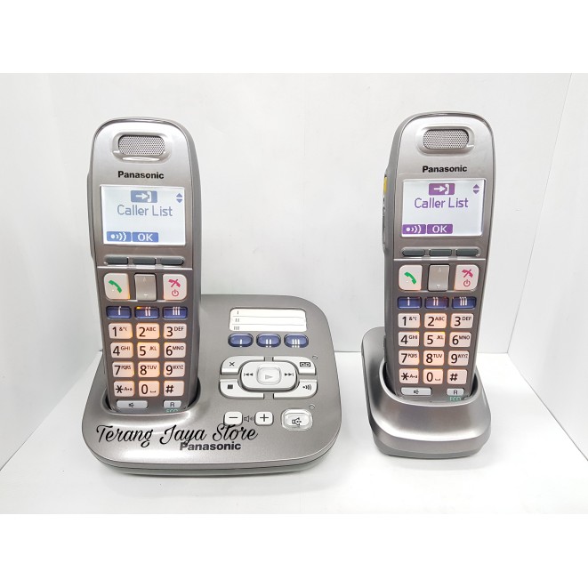

Telepon Wireless Panasonic KX-TG6592 Answer Machine TG6592 (2 Handset)