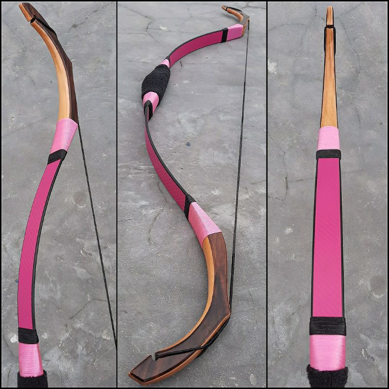 Busur Panah Horsebow Siyah Laminasi Sonokeling Model Turkish Panahan Archery