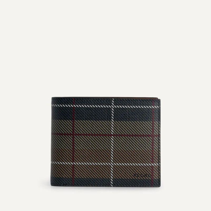 11.11 SALE | PDRO Men Textured Leather Bi-Fold Wallet