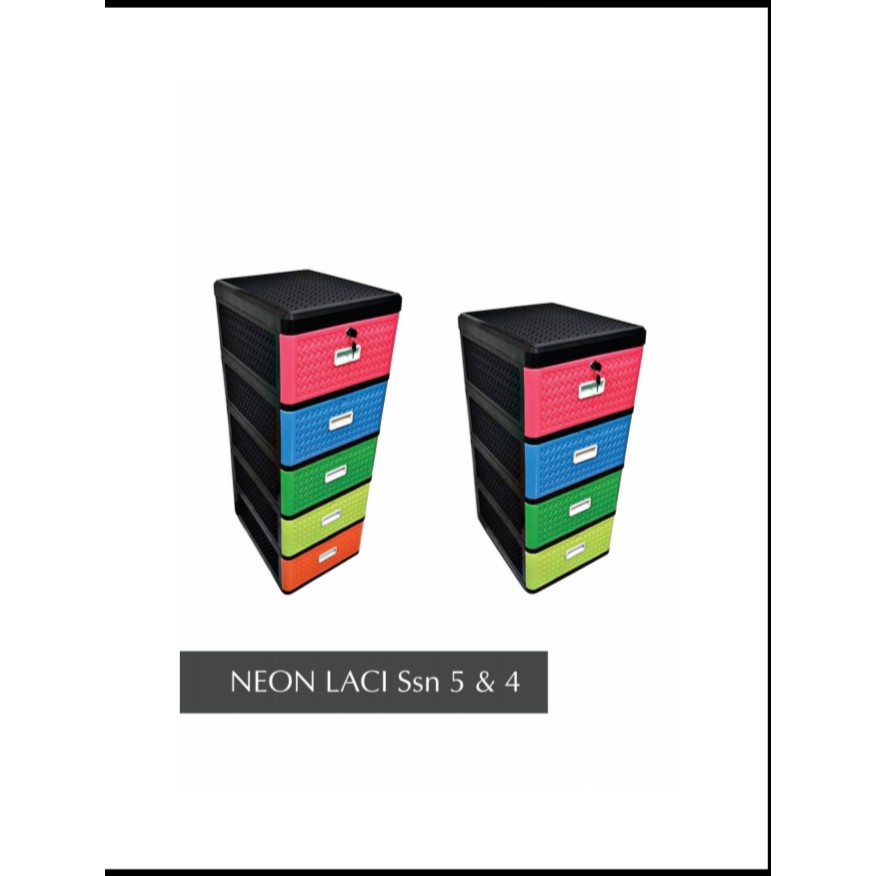 Laci Plastik NEON Laci 5