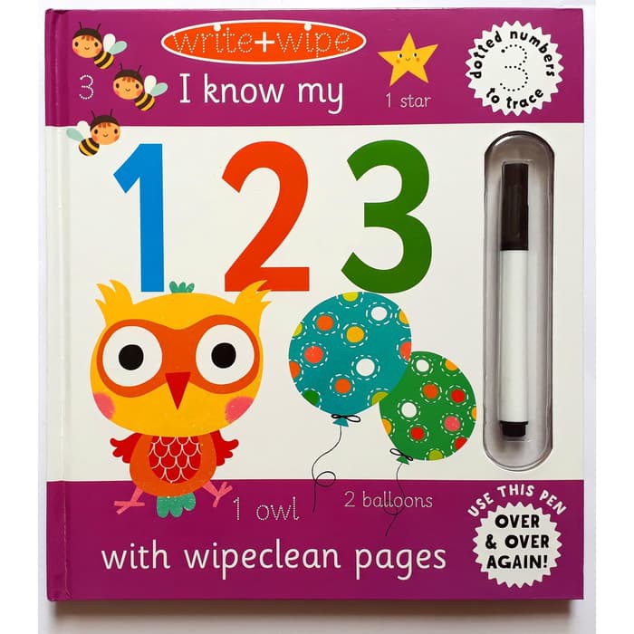I Know My 123 with wipeclean pages
