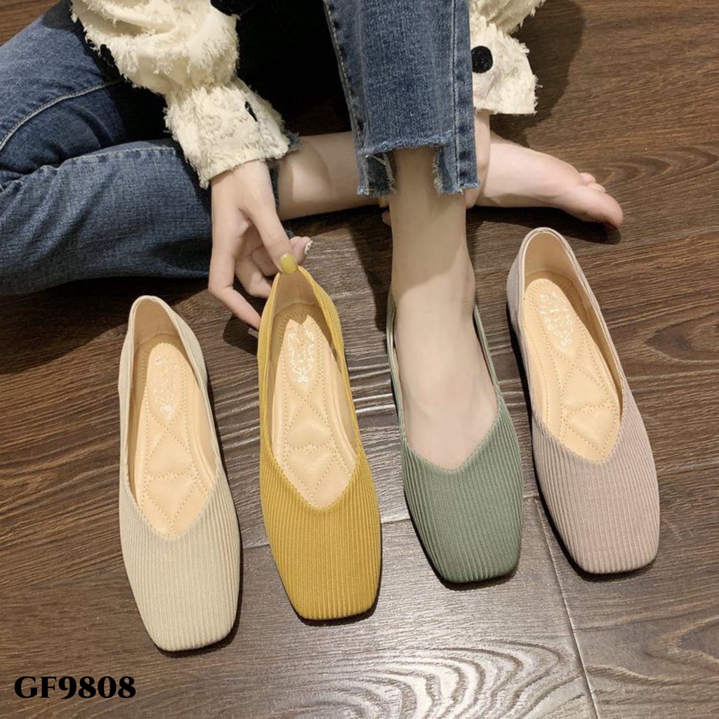 WYN SEPATU FLAT SHOES CANVAS CASUAL LADIES GF9808