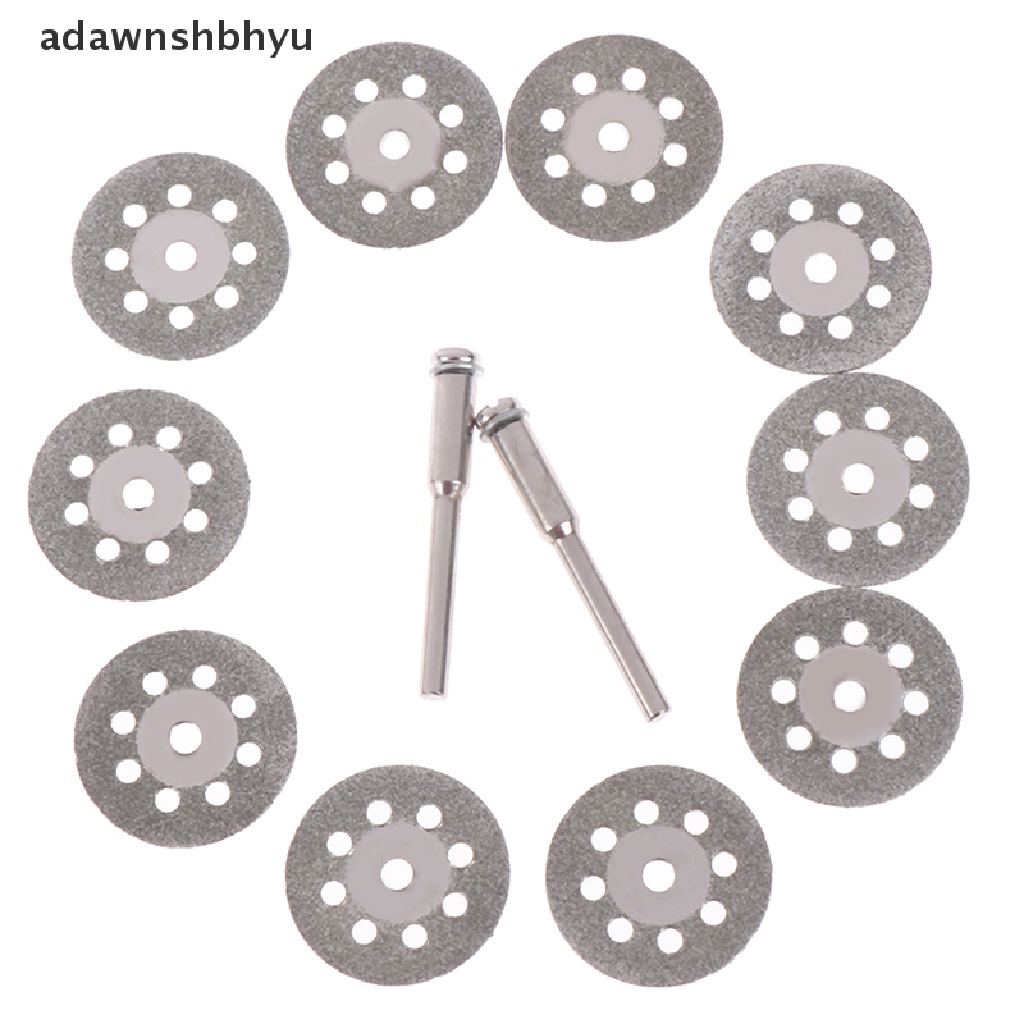 Adawnshbhyu 10PCS Diamond cutting wheel saw blades cut off discs set Untuk Alat Putar