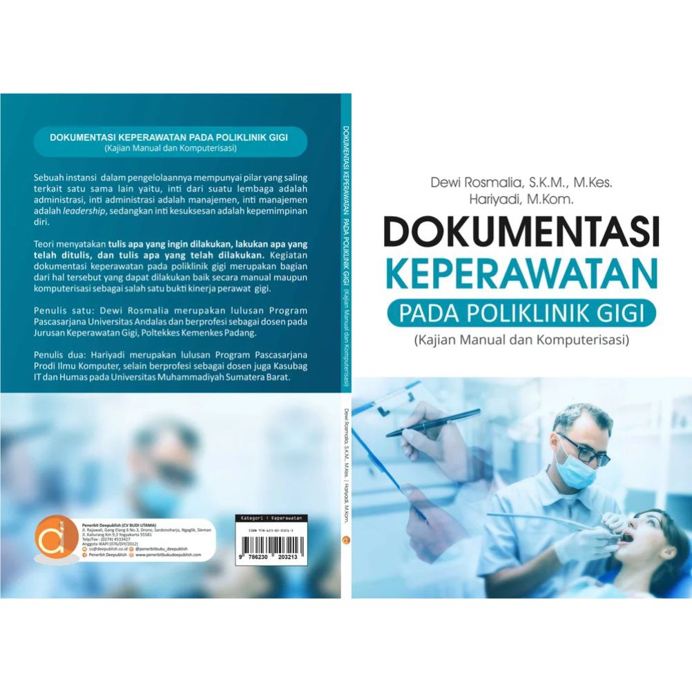 Buku Dokumentasi Keperawatan Pada Poliklinik Gigi Kajian Manual Dan Komputerisasi Shopee Indonesia
