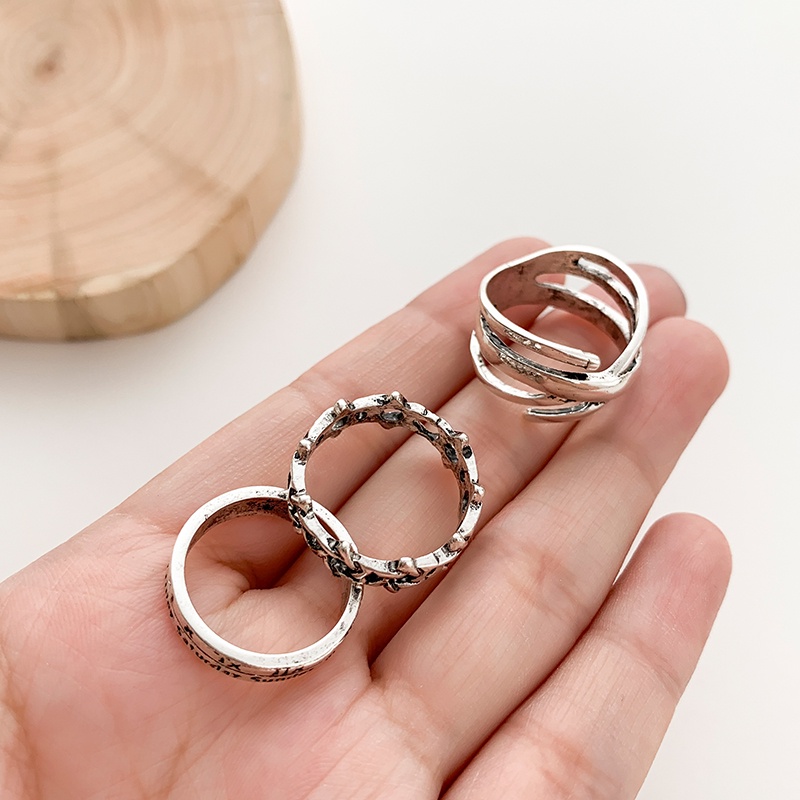 Roman Suit Ring Accessories Trendy Fashion Personality Retro Hip Hop