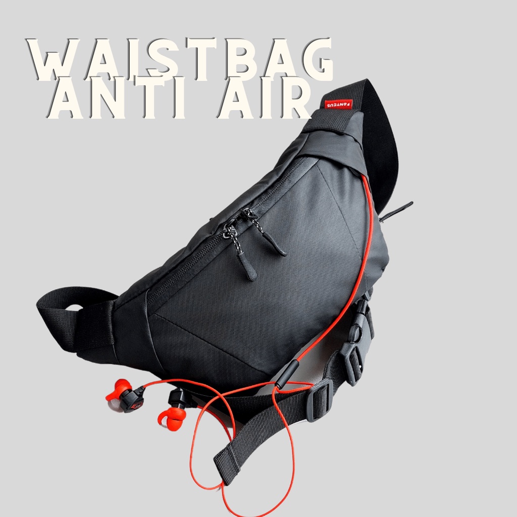 Slingbag Pria Waterproof Tas Pinggang Fanteus Bahan Bimo Ukuran 2L