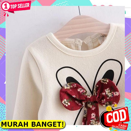 Hipofant Dress Bayi Perempuan 3 Hingga 12 Bulan Andinbaby - Terrymerah, 3-6 Bulan Ready Stok Dress B