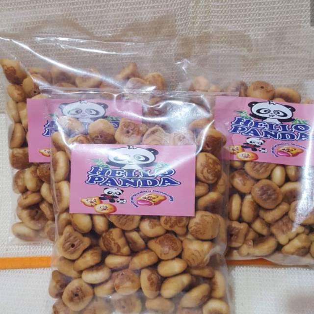 

Hello Panda Varian Coklat, Vanilla dan Stroberi