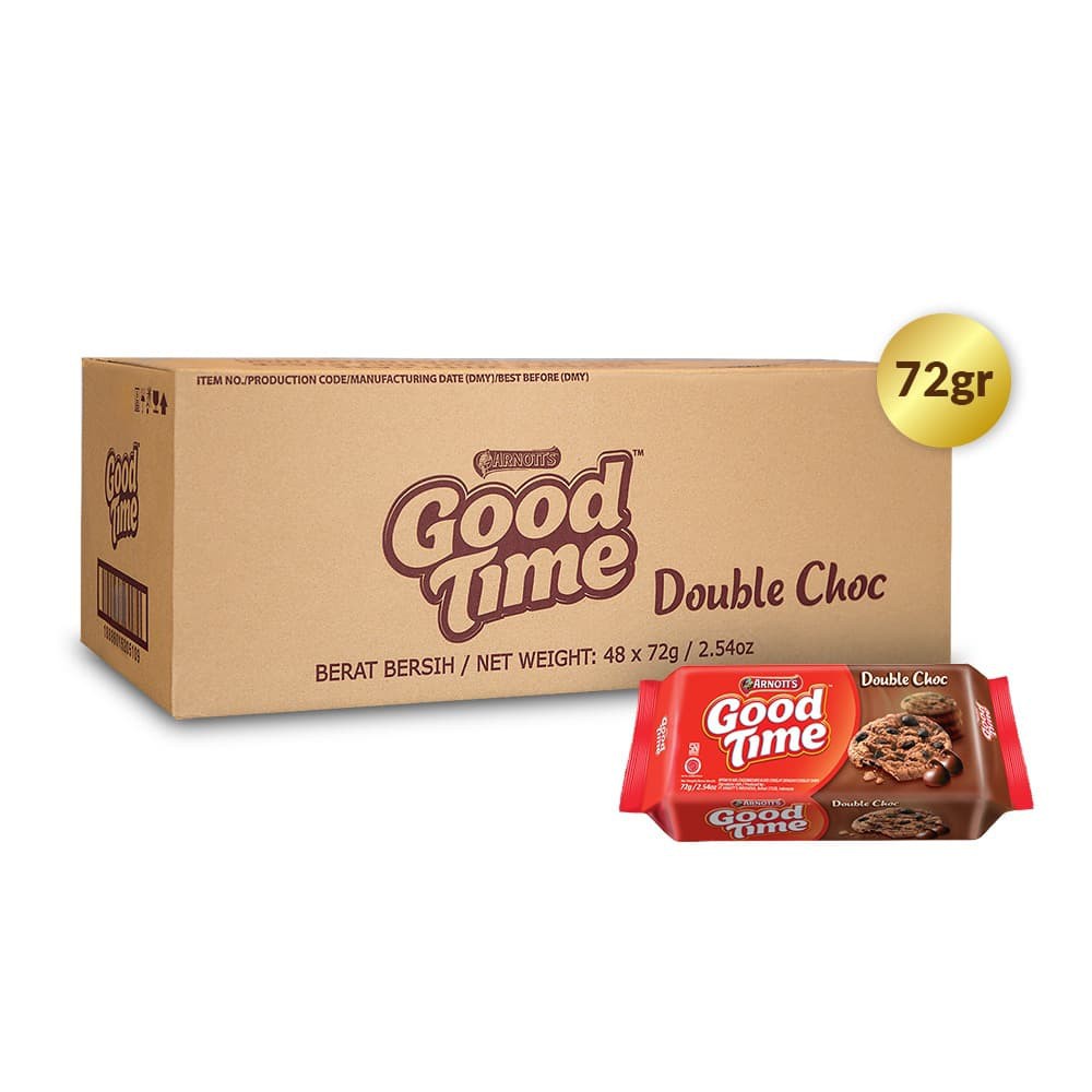 

PROMO ARNOTT'S GOOD TIME COOKIES DOUBLE CHOC - 1 CTN TERMURAH