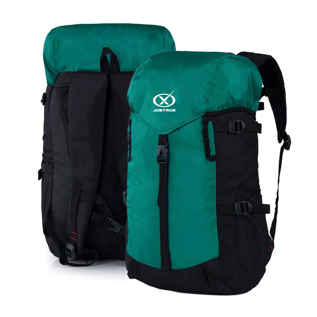 Justrue Tas Semi Carrier 40 Liter Tas Gunung Hiking 40L Hijau 441