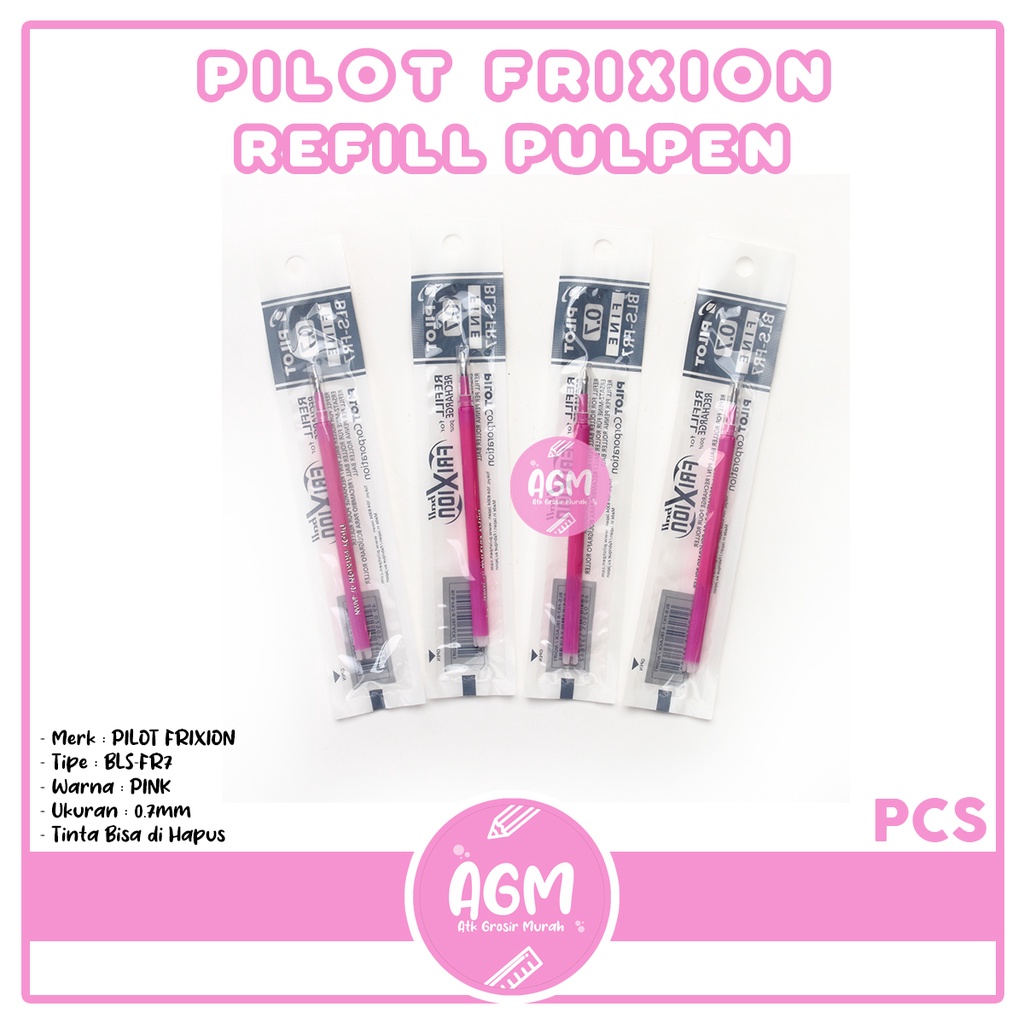 

FRIXION REFILL / ISI ULANG PULPEN 0.7mm PINK[ PCS ]