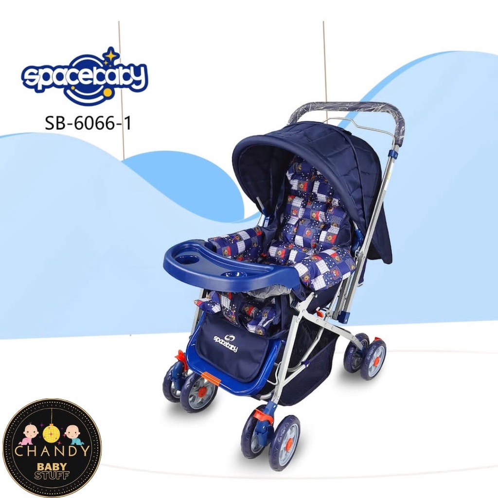 [FREE BUBBLE WRAP] STROLLER SPACE BABY SB 6066-1 SETIR BOLAK BALIK