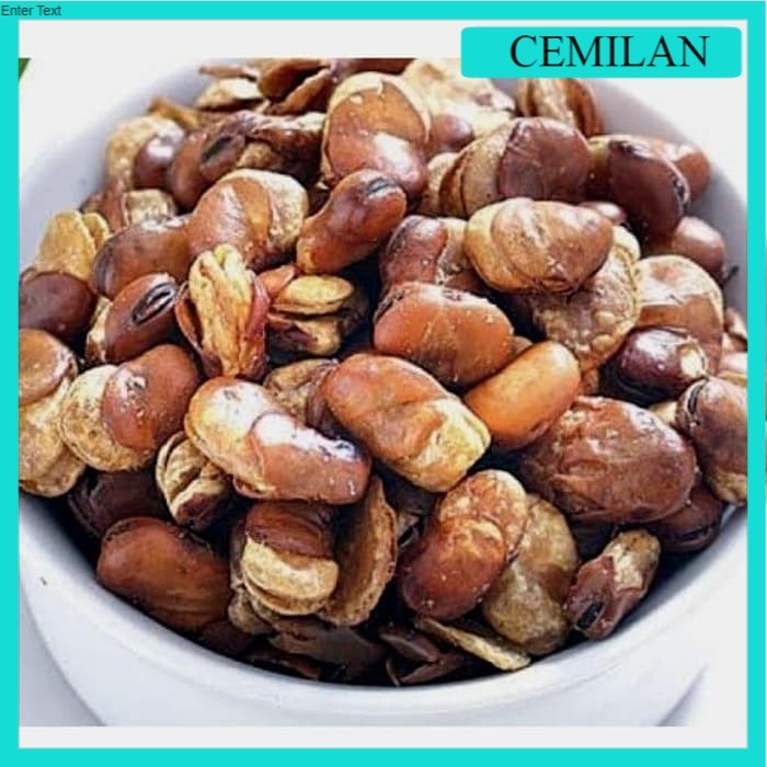 

cemilan Kacang Koro Kulit Asin 250gram