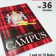 

Recomend ISI 10 BUKU TULIS BIG BOSS CAMPUS 36 LEMBAR