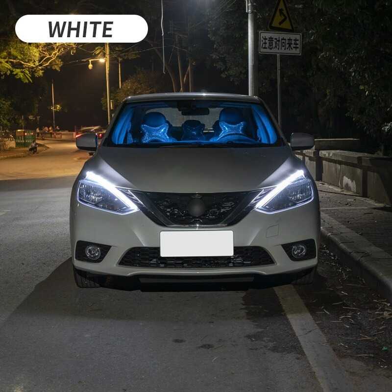 Lampu Sein Mobil LED Turn Signal 30CM White to Yellow mobil motor burnhilda