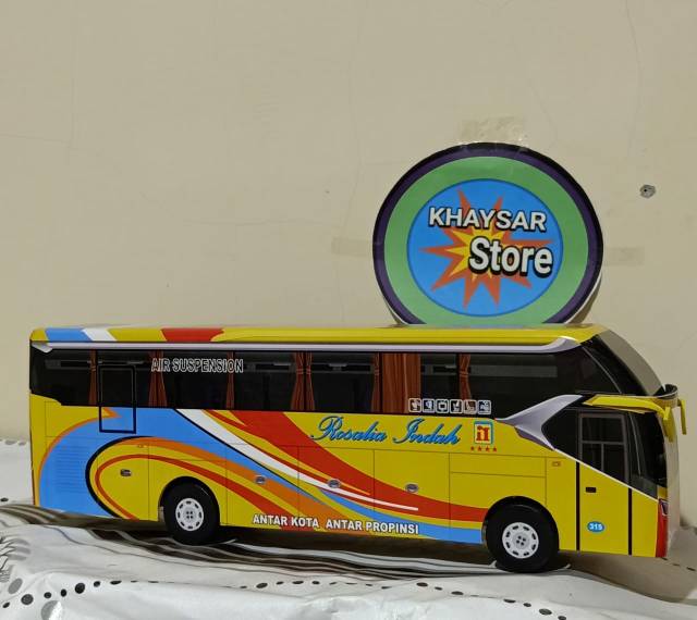 Miniatur Bus bis / mainan bus bis  ROSALIA INDAH Lagecy Sky SR2