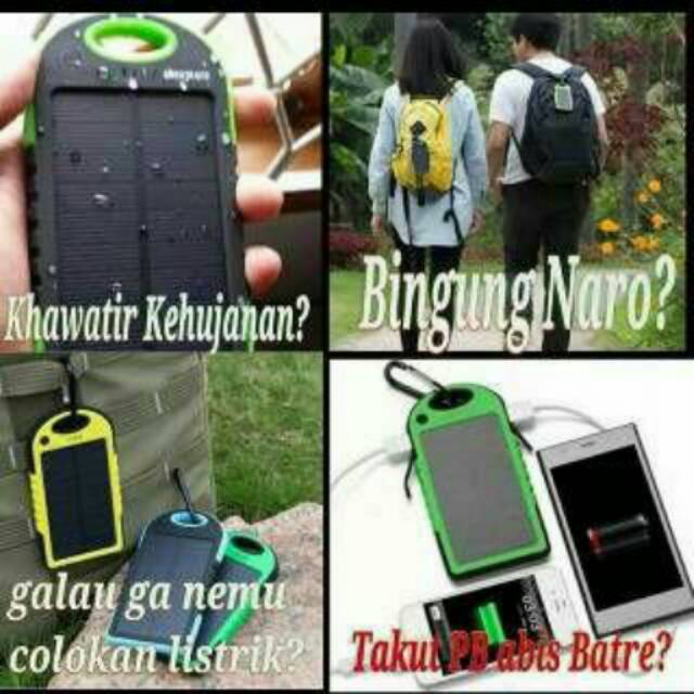 Power Bank Solar cell 80000mAh