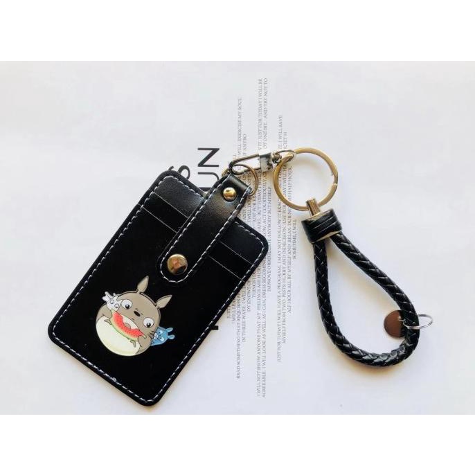 

Id Card Holder Totoro/ Gantungan Kartu /Lanyard/ Name Tag/Tempat Kartu - A, Hitam