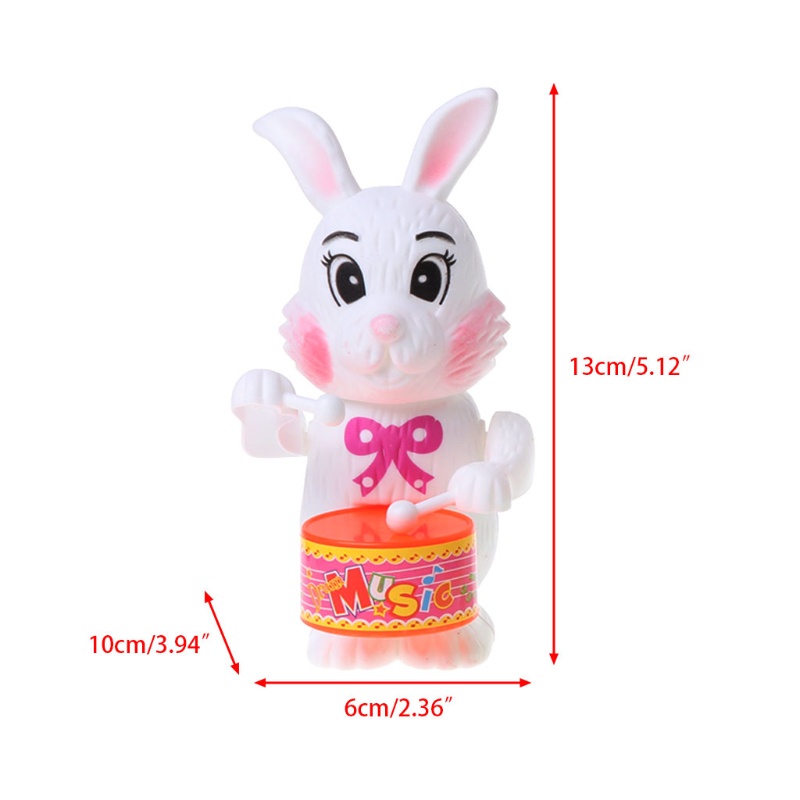 Mary Mainan Kelinci Paskah Lucu Pegangan Anak 5inch Untuk w/Perlengkapan Jarum Jam Untuk Bayi Laki-Laki Gi