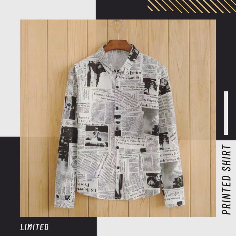 Kemeja printed/Printed shirt