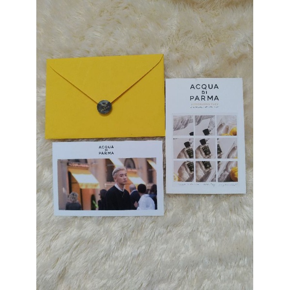 EXO CHANYEOL ACQUA DI PARMA POSTCARD PC