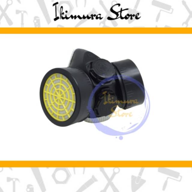 Masker Obat Double/Masker chemical/Masker asap anti debu / anti polusi