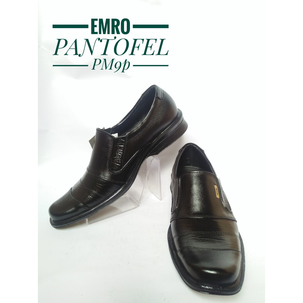 sepatu pantofel EMRO PM 09 polos