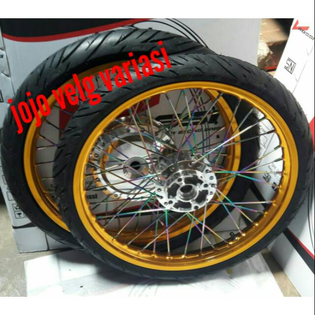 spaket velg honda beat pop/ beat fi/ beat esp/ beat street/ beat karbu/ ring 17 rossi.