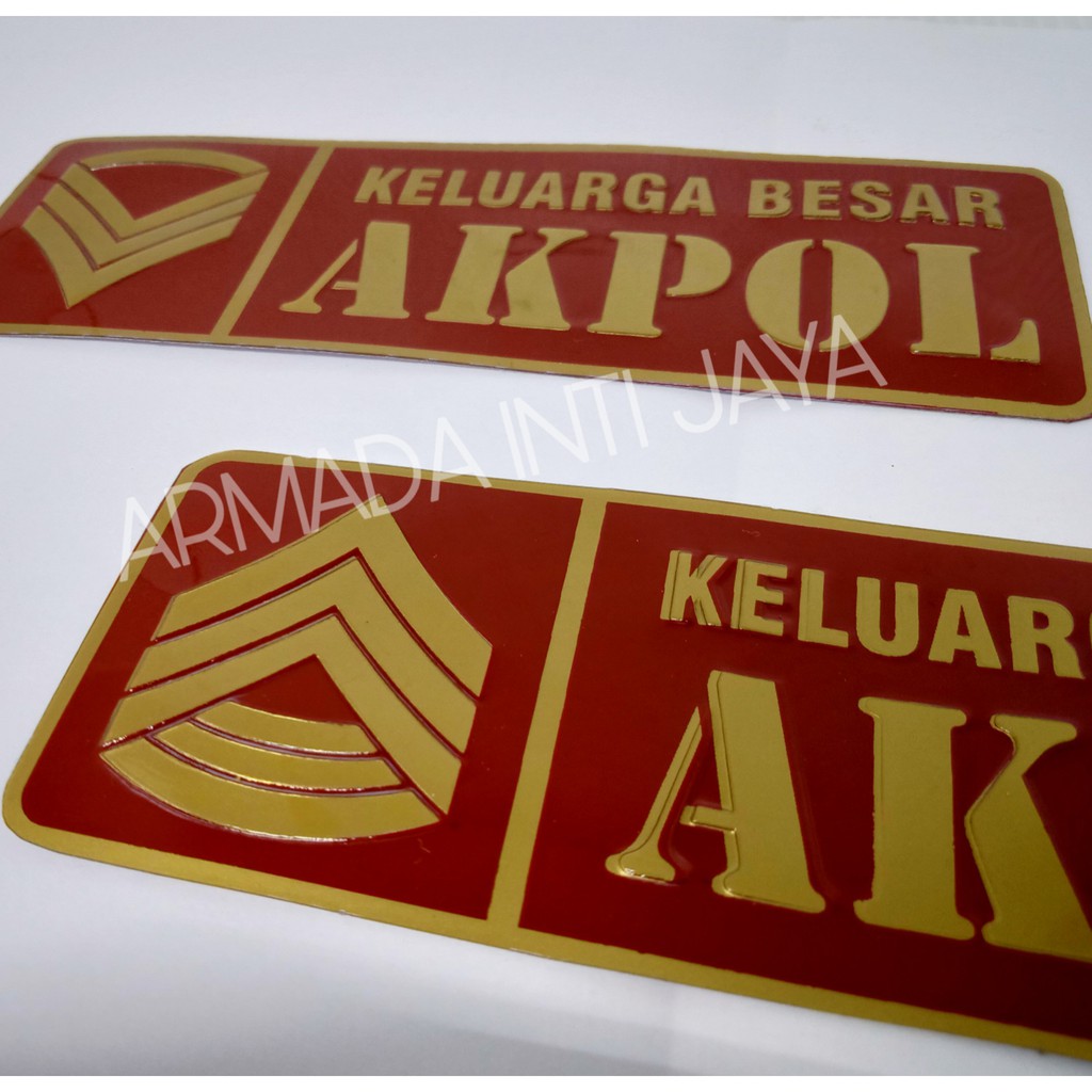 Sticker PVC Panjang Akmil Akpol