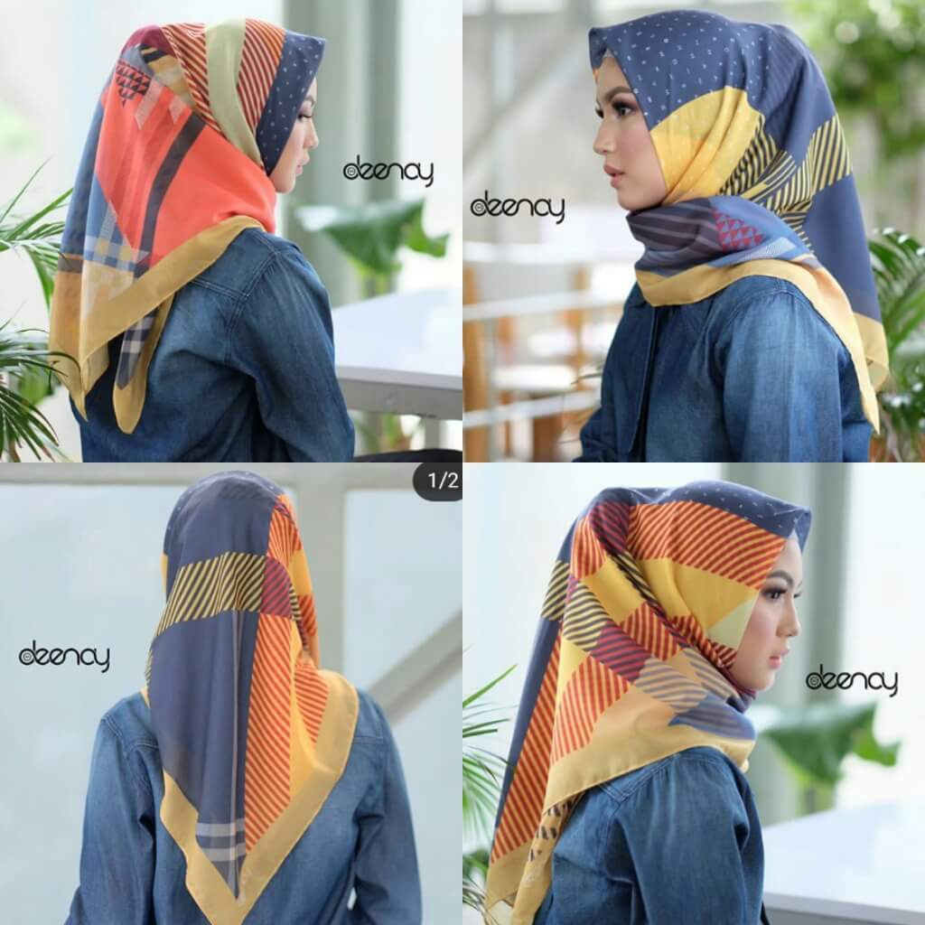 Hijab Deenay ALEGRA Voal Printed Scarves Shopee Indonesia