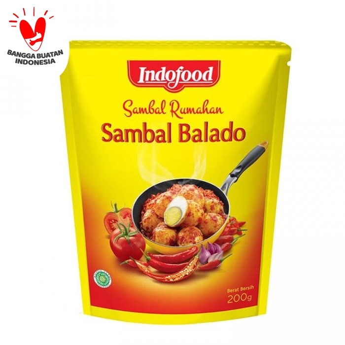 

Sambal-Aneka- Indofood Sambal Balado 200Gr -Aneka-Sambal.