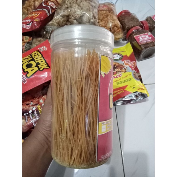 

Lidi toples original dan pedas