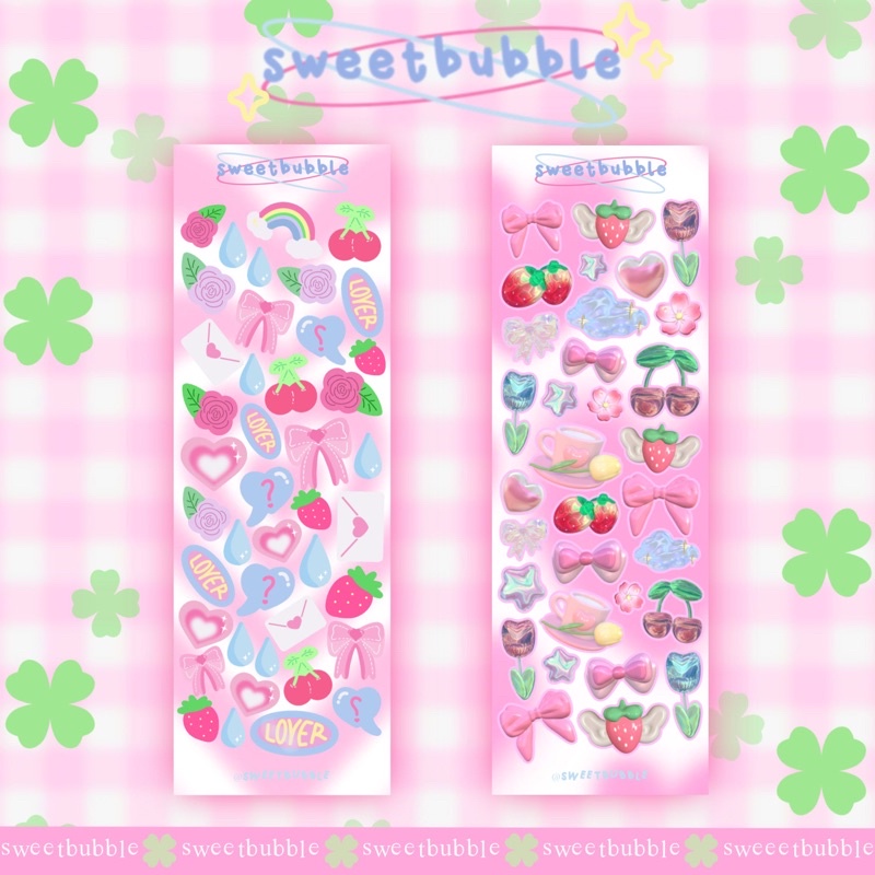 

[sweetbubble] sticker deco cherrys bubble / stiker deco / sticker kpop / sticker nct / sticker bts / sticker blackpink / sticker toploader / toploader deco / sticker aesthetic / sticker y2k / stiker aesthetic / sticker korea