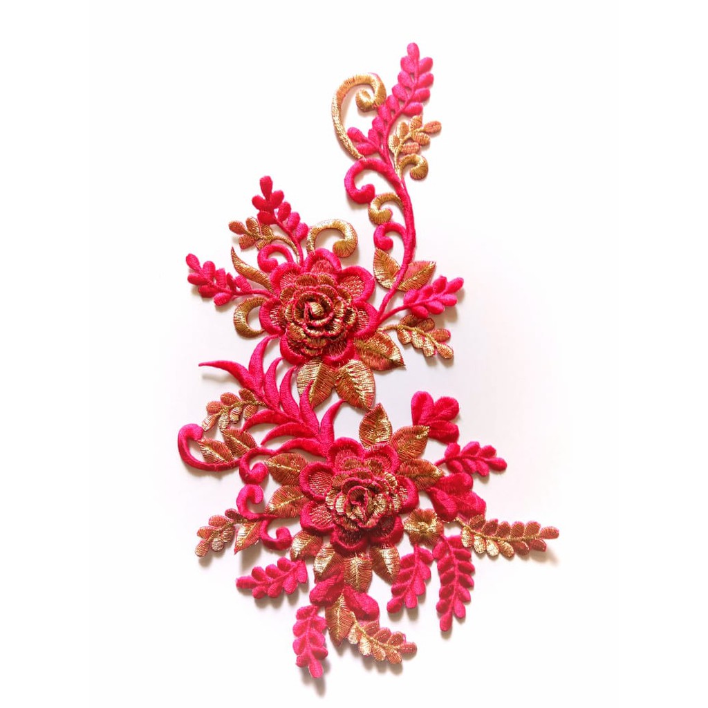 RENDA BORDIR TEMPEL BUNGA 3D BUNGA KECIL