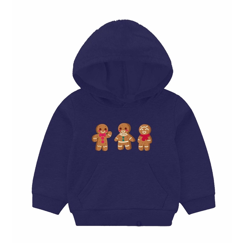 Hoodie Gingerbread Sweater Pakaian Anak M - XXL