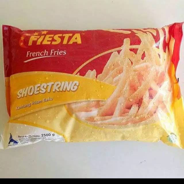 FIESTA KENTANG GORENG SHOESTRING 2,5 KG FRESH FROZEN FOOD